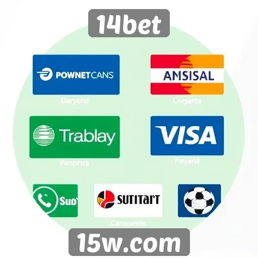Métodos de pagamento disponíveis na 14bet